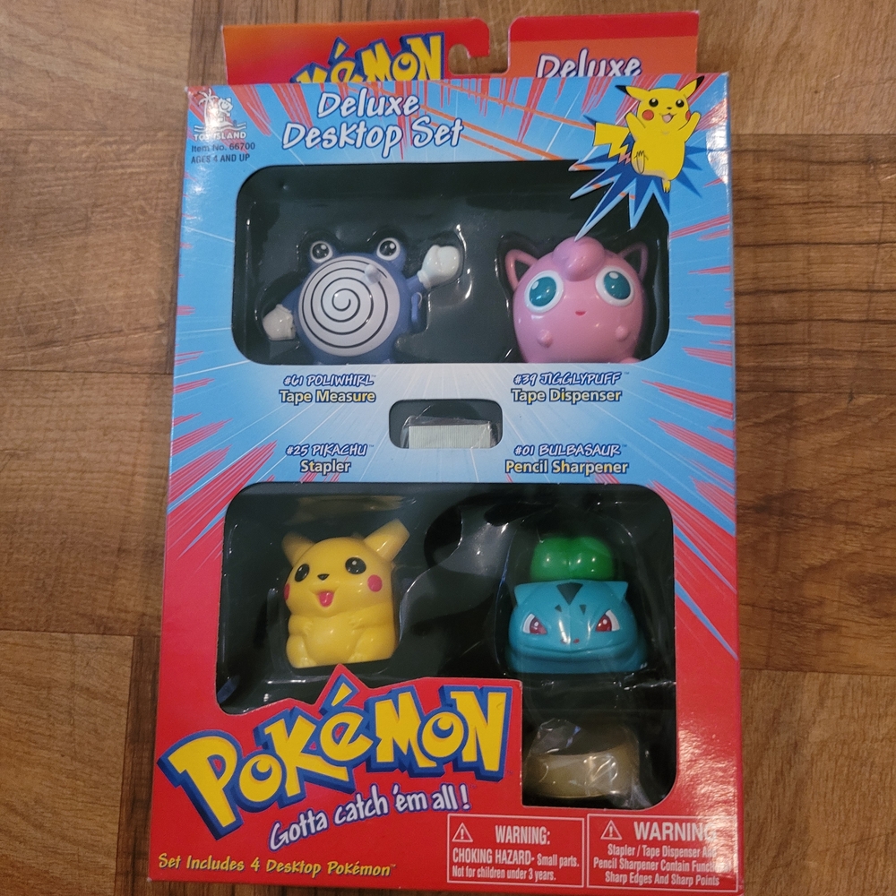 VINTAGE POKEMNDO Deluxe Desktop Set - Multicolor